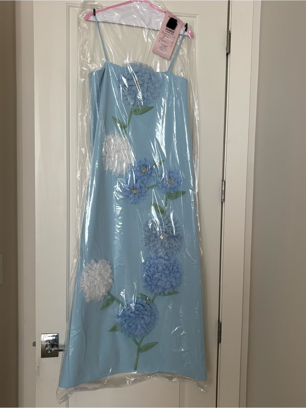 Elliatt ‘Buttercup’ Embroidered Maxi Dress, Blue - Picture 2 of 11